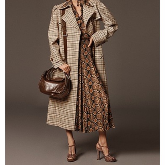 NWT Michael Kors Collection Rosanna Studded Python Platform Heels - Picture 5 of 9